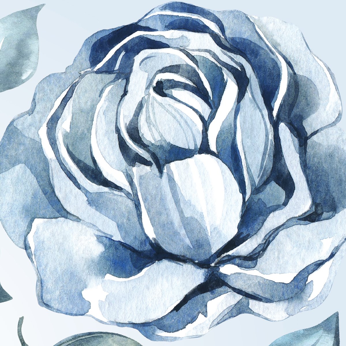 Naklejki na ścianę w salonie kwiaty#kolor_niebieski