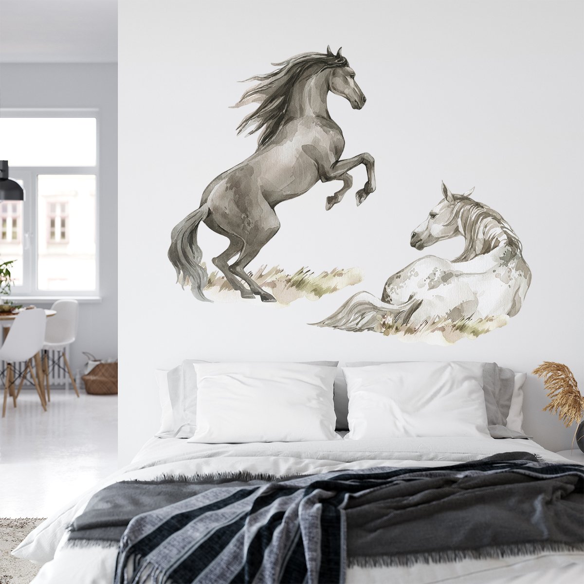 Naklejki na ścianę z końmi