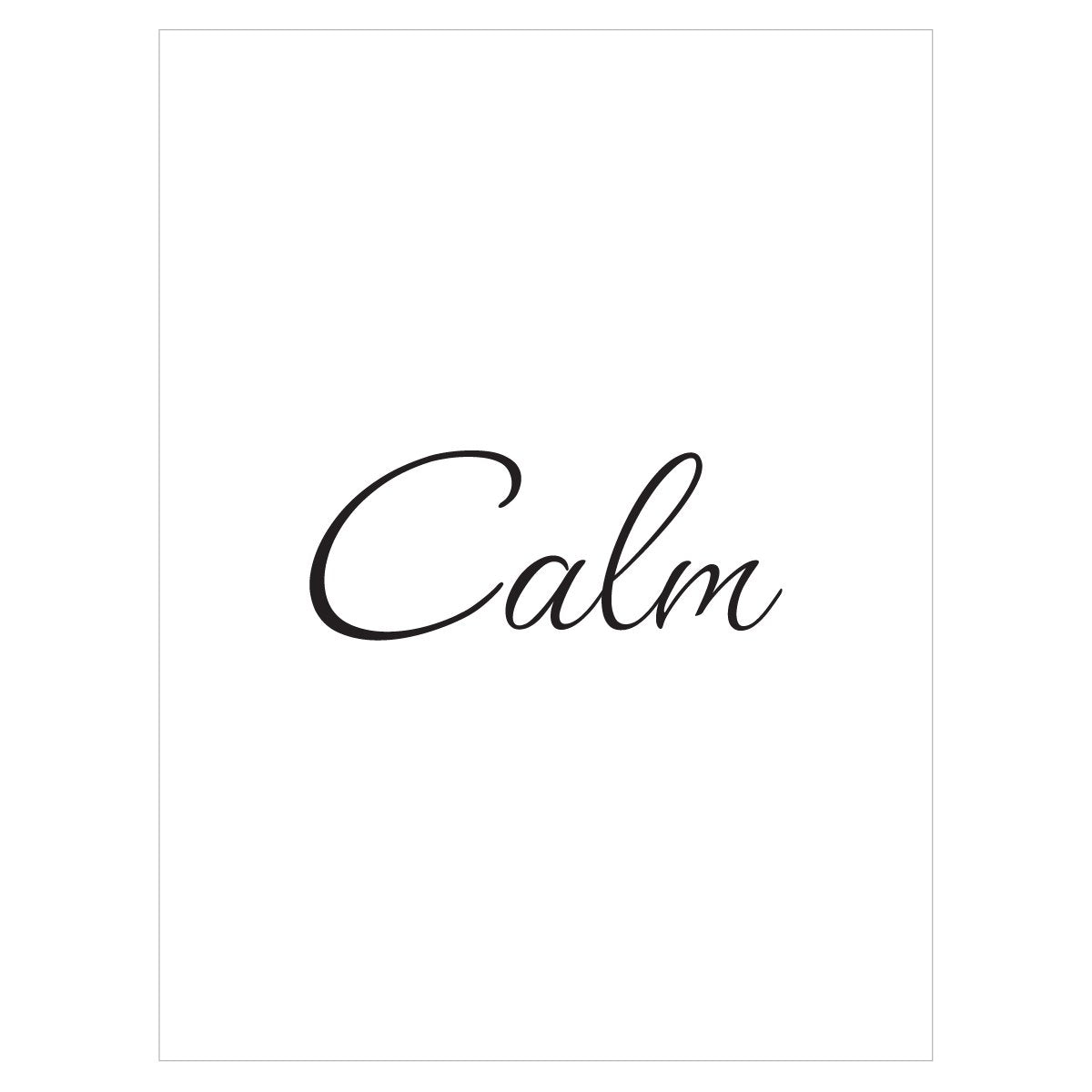 Plakat - Calm