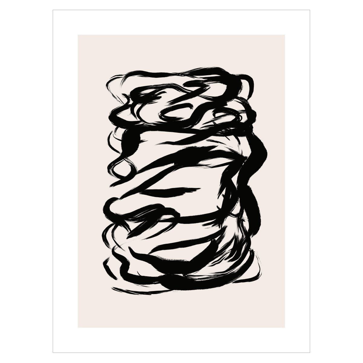 Plakat do salonu masażu - abstrakcja