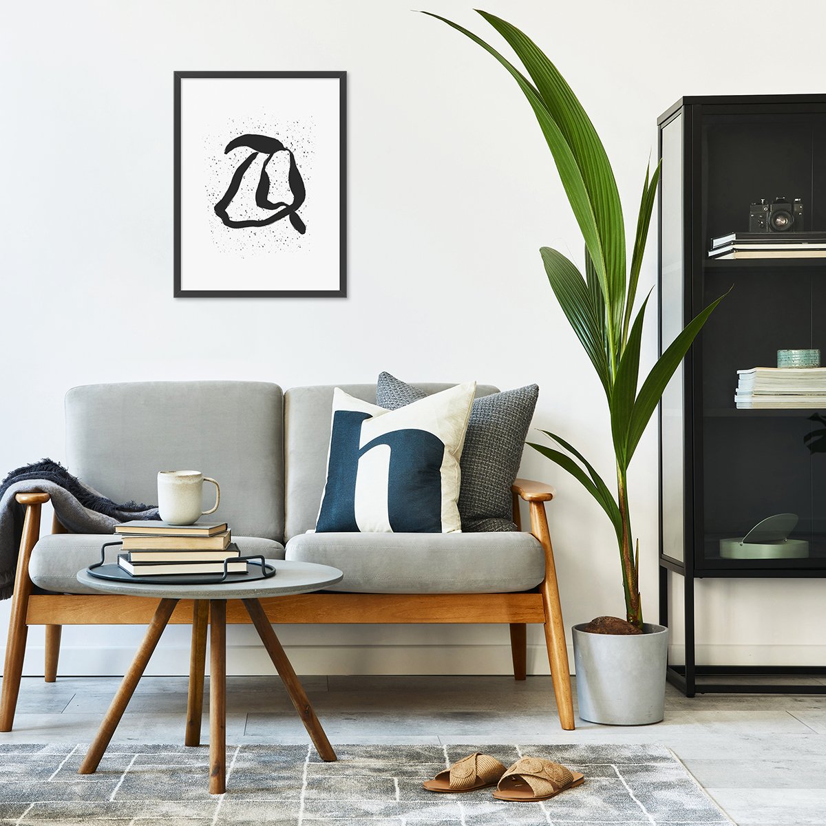 Plakat do salonu 50x70 cm abstrakcja