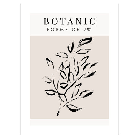 Plakat na ścianę do salonu - botanika