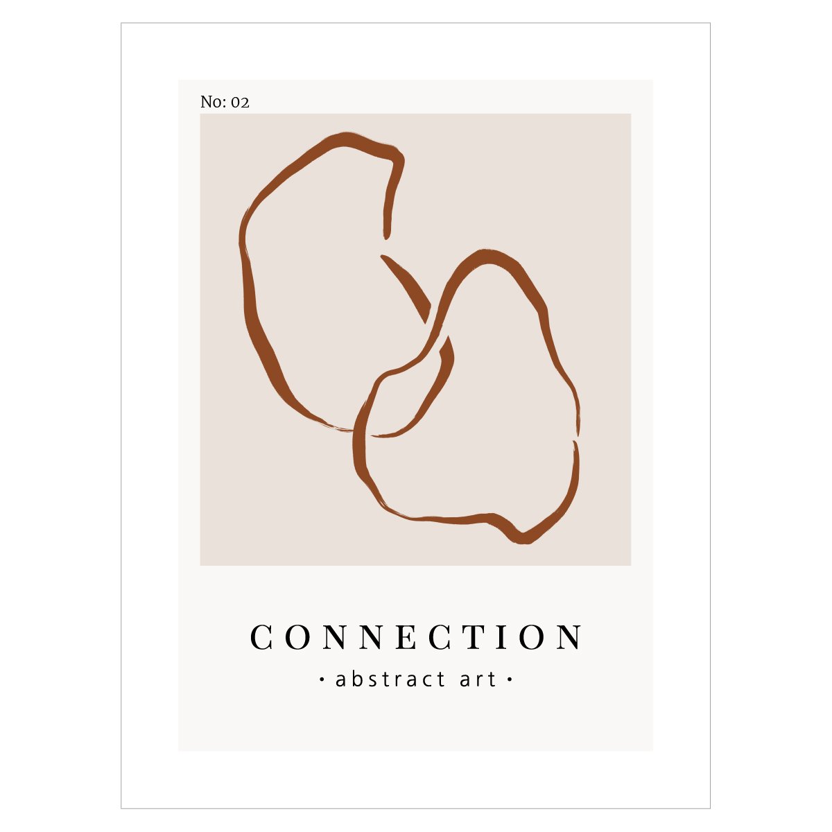 Plakat na ścianę do salonu - connection