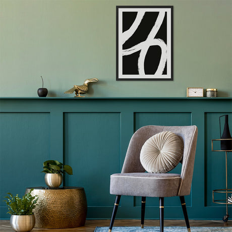 Plakat 50x70 cm czarno biały do salonu
