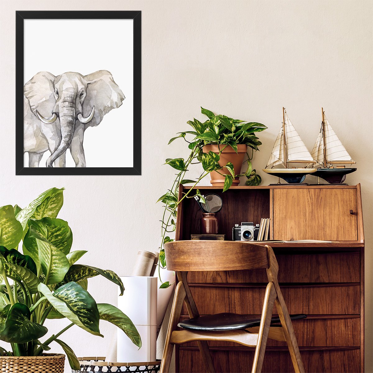 Plakat dla nastolatków słoń afrykański