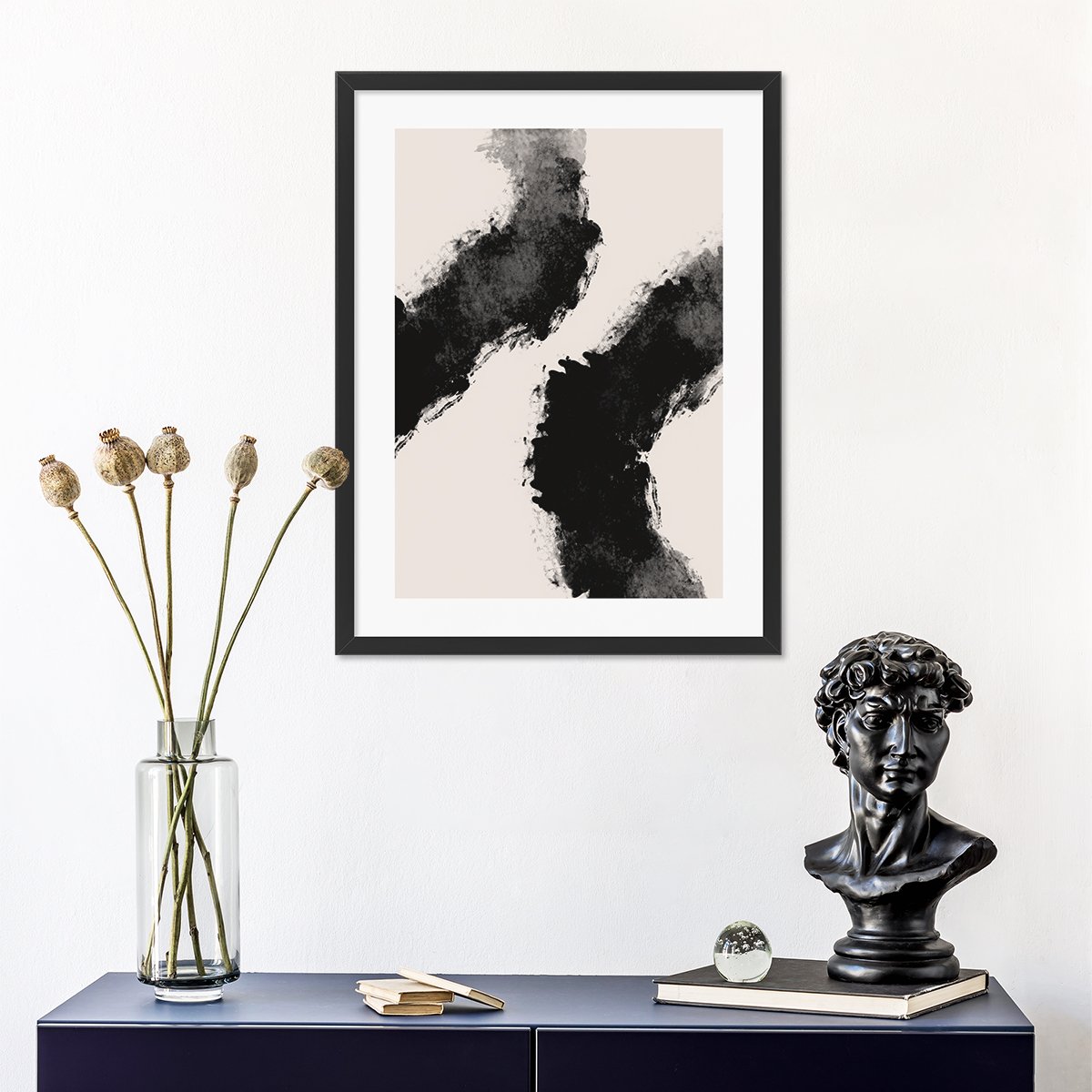 Plakat na ścianę do przedpokoju abstrakcja