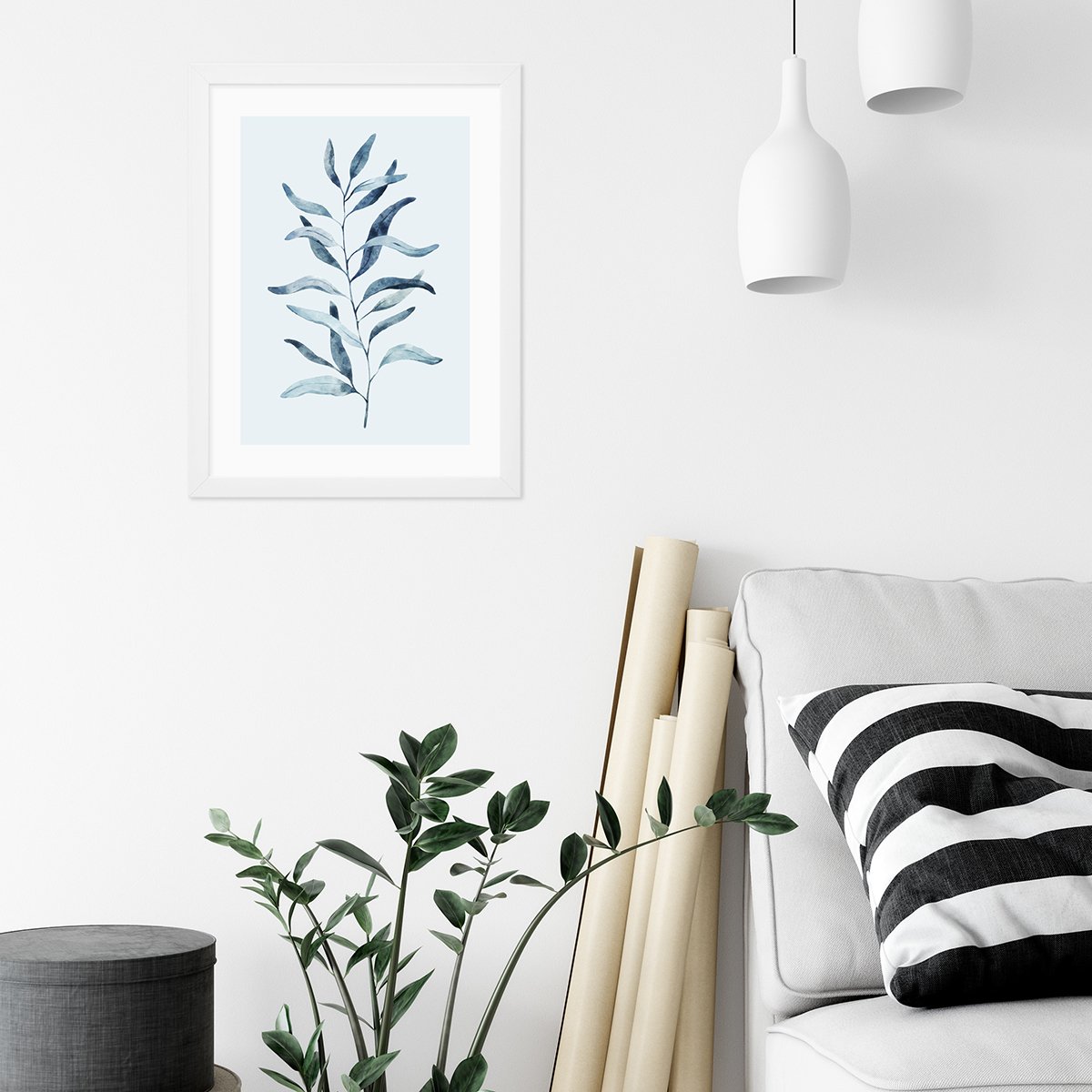 Plakat do salonu roślina wodna - wodorosty