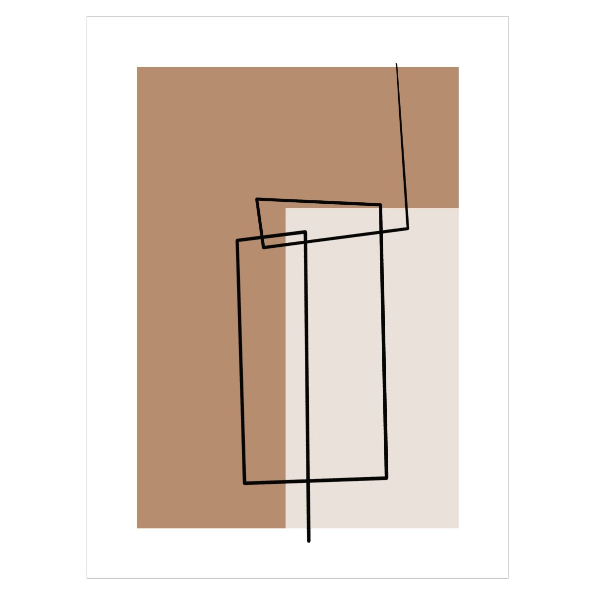 Plakat do salonu - geometria