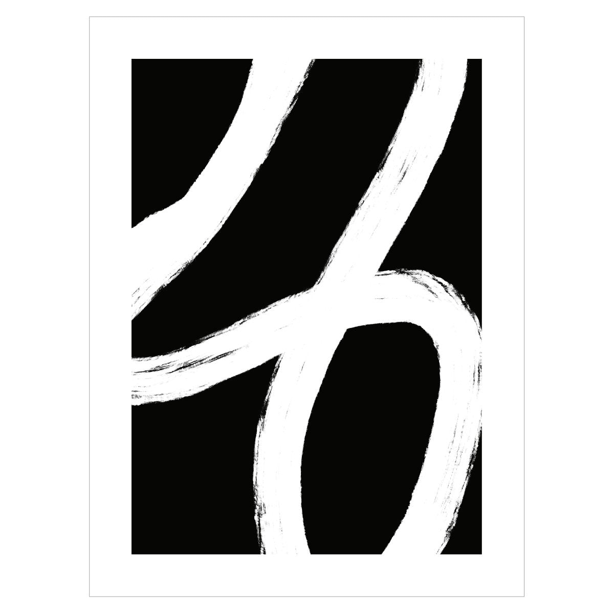 Plakat do salonu - grafika monochromatyczna