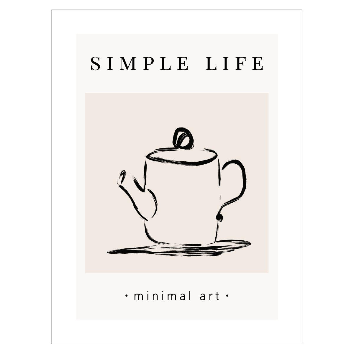 Plakat na ścianę do kuchni - imbryk