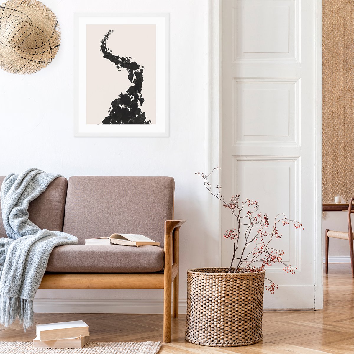 Plakat na korytarz grafika nowoczesna