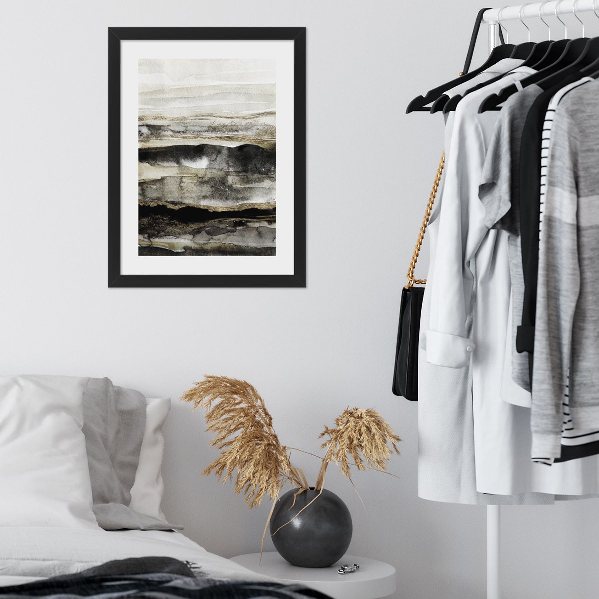 Plakat na ścianę 30x40 cm akwarela do sypialni