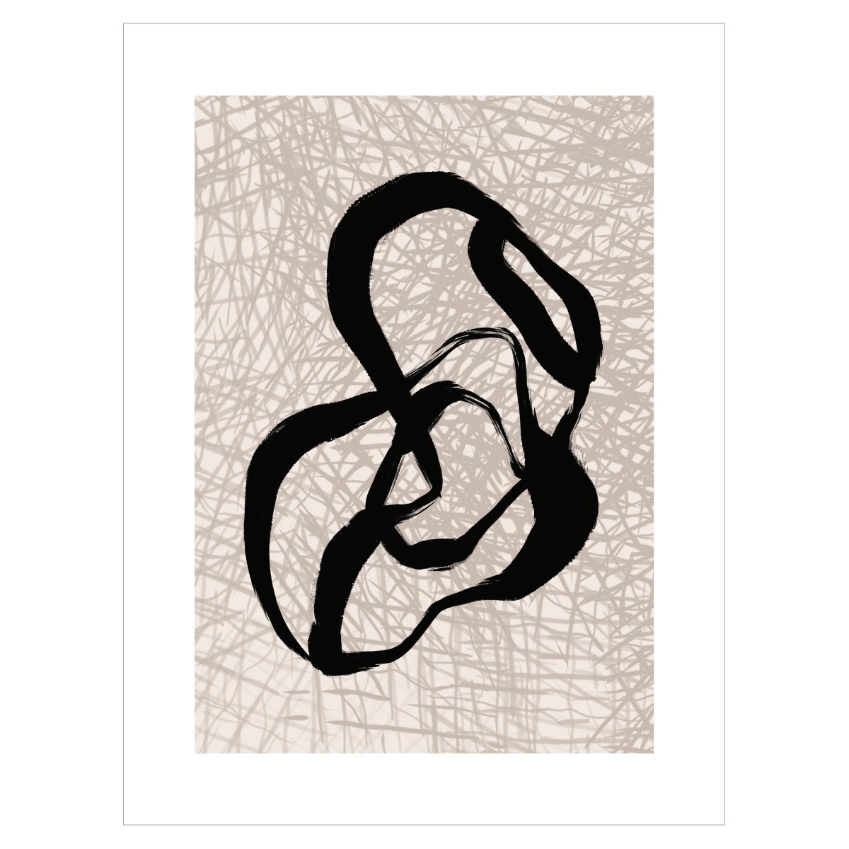 Plakat do sypialni - nowoczesna ilustracja