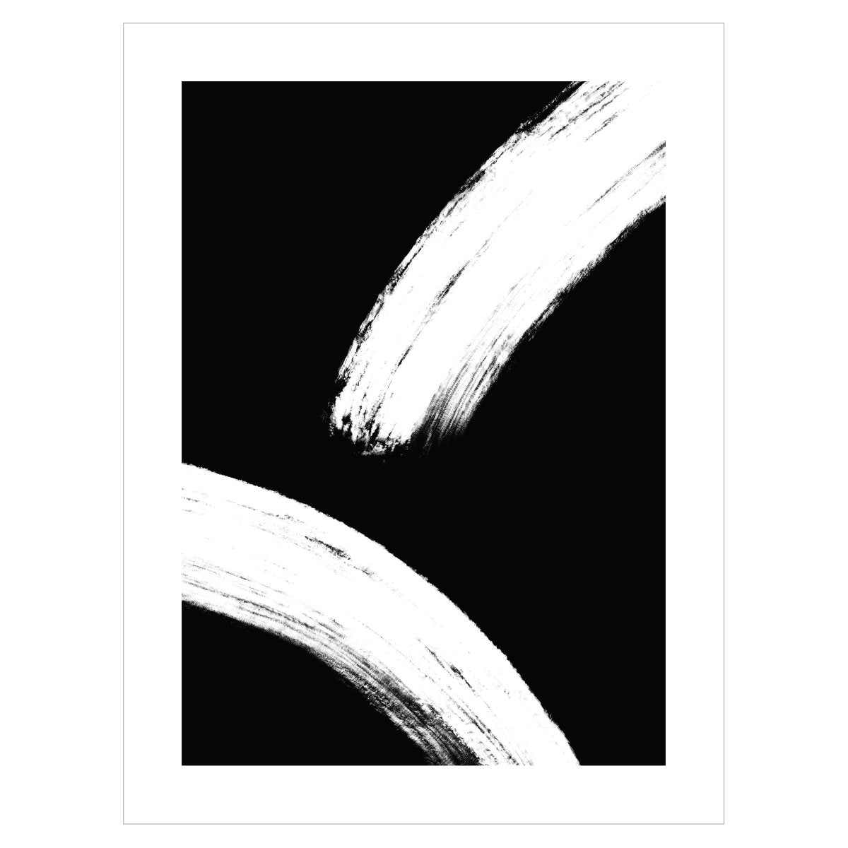 Czarno-biały plakat do sypialni - sztuka nowoczesna