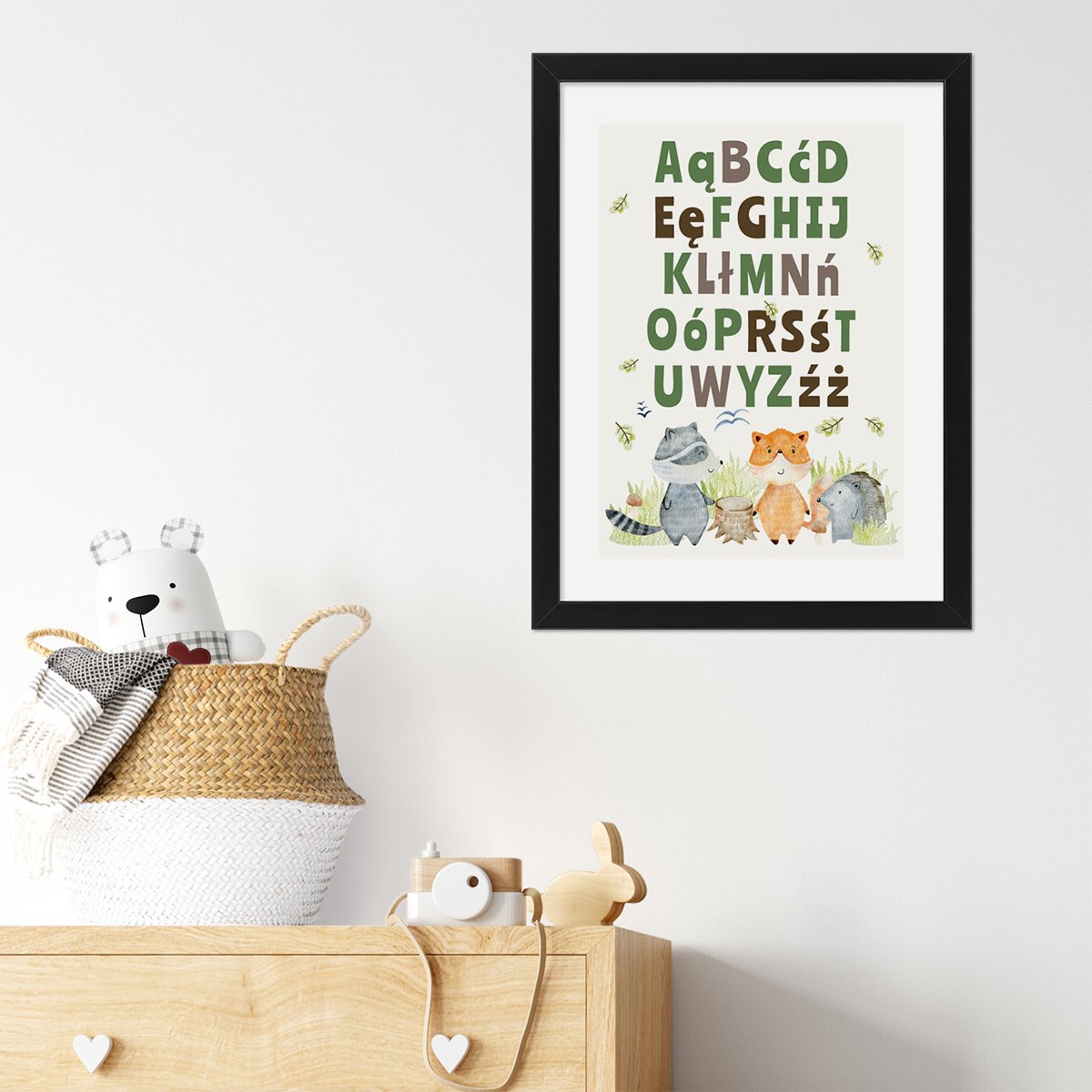 Plakaty dla dzieci polski alfabet