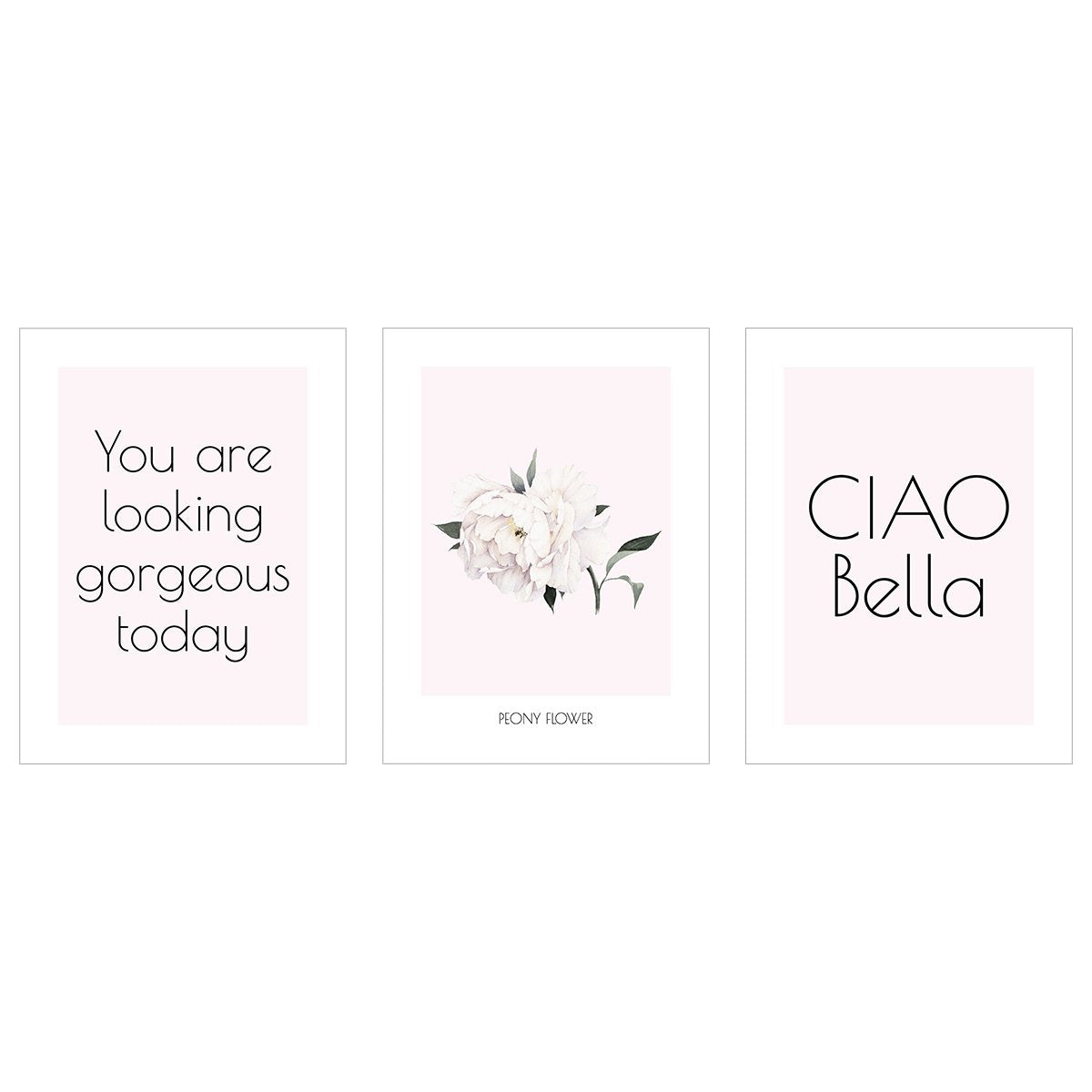 Plakaty dla młodzieży - napisy - zestaw trzech plakatów#kolor_rozowy