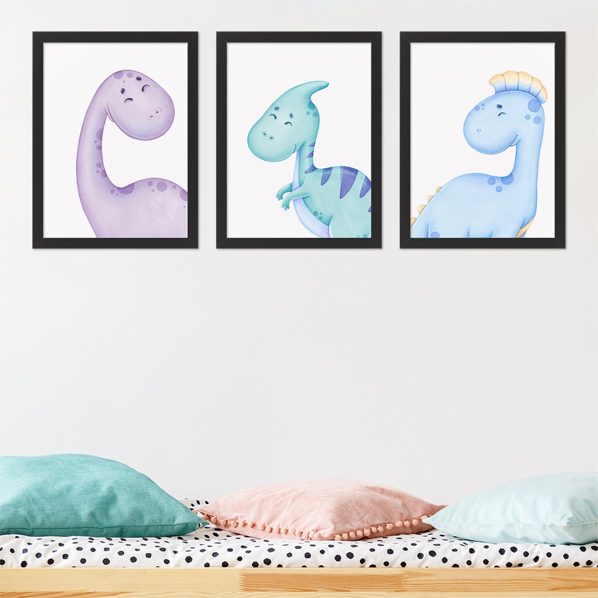 Plakaty na ścianę dinozaury do pokoju dziecięcego