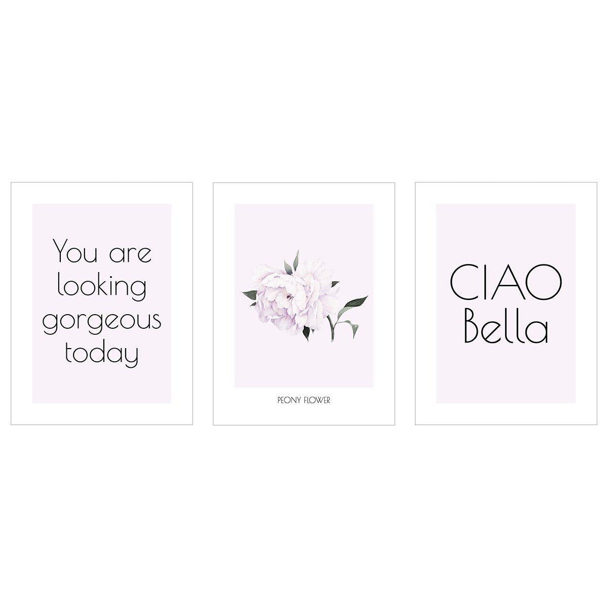 Plakaty napisy do pokoju nastolatki - CIAO BELLA#kolor_fioletowy