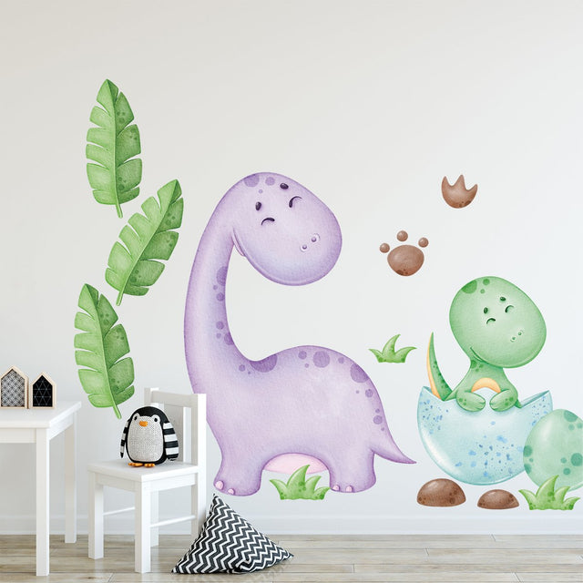Naklejki na ścianę  duże dinozaury dla dzieci