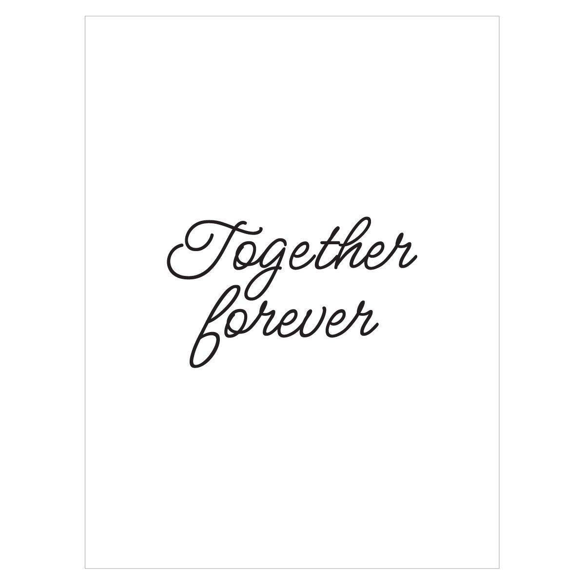 Plakat - Together Forever