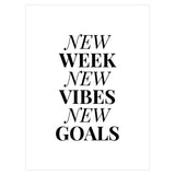 Plakat - New Week New Vibes