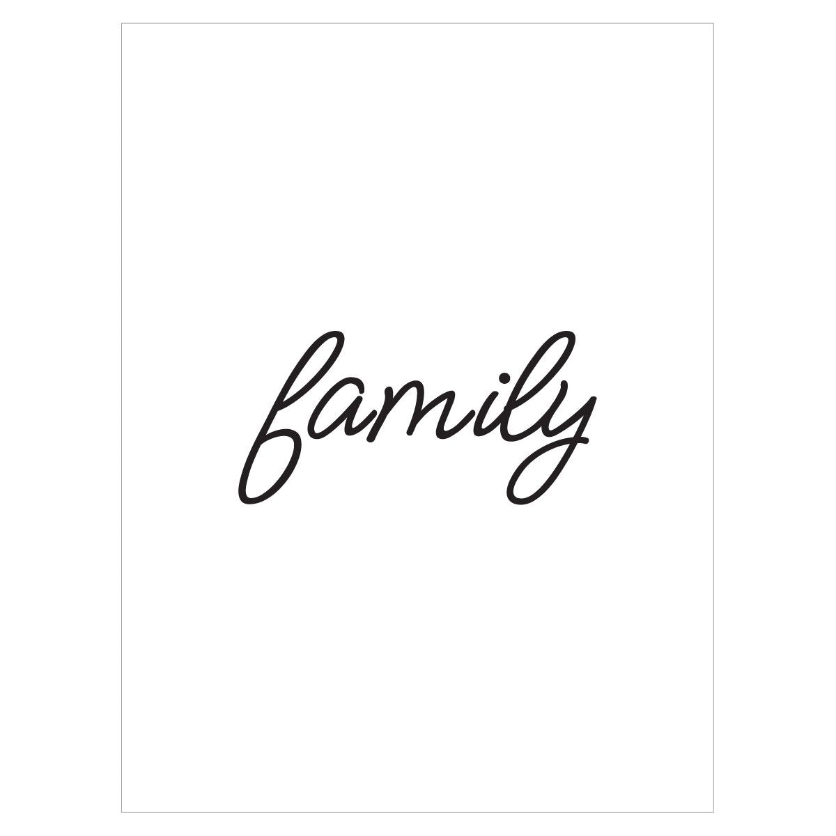 Plakat - Family