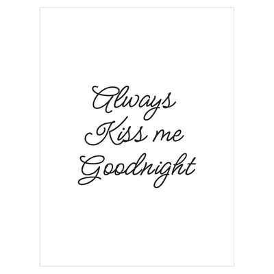 Plakat - Always Kiss me Goodnight