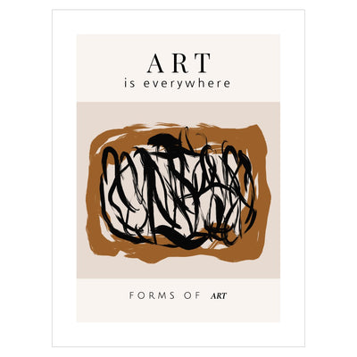 Plakat abstrakcja - Forms of Art