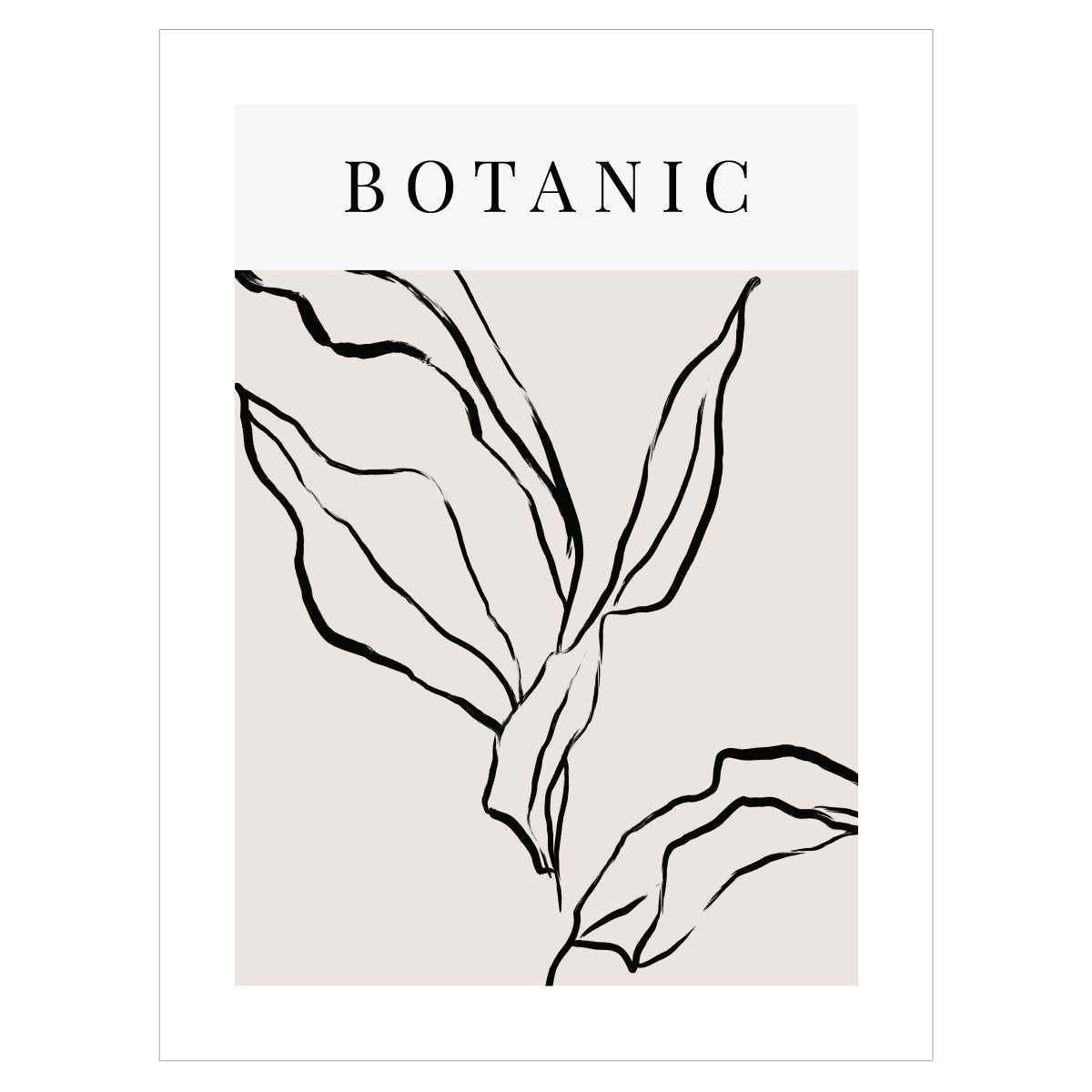 Plakat do salonu - botanic