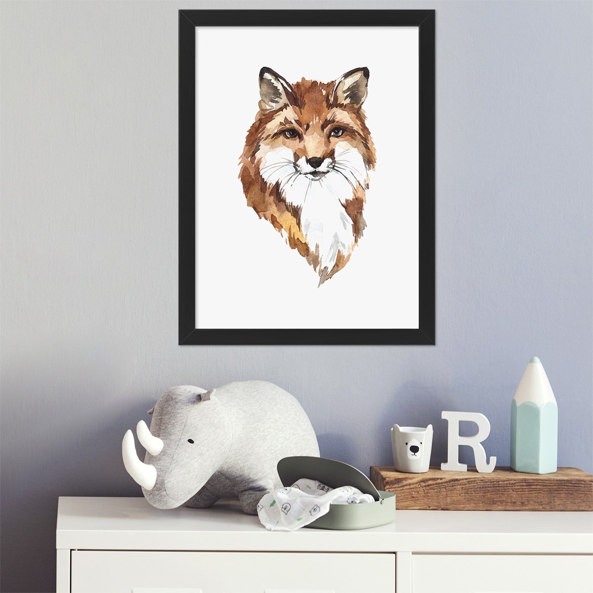 Plakaty dla chłopca zwierzęta leśne - rudy lis