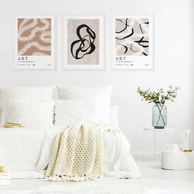 Plakaty 50x70 cm z ramkami do sypialni  sztuka nowoczesna