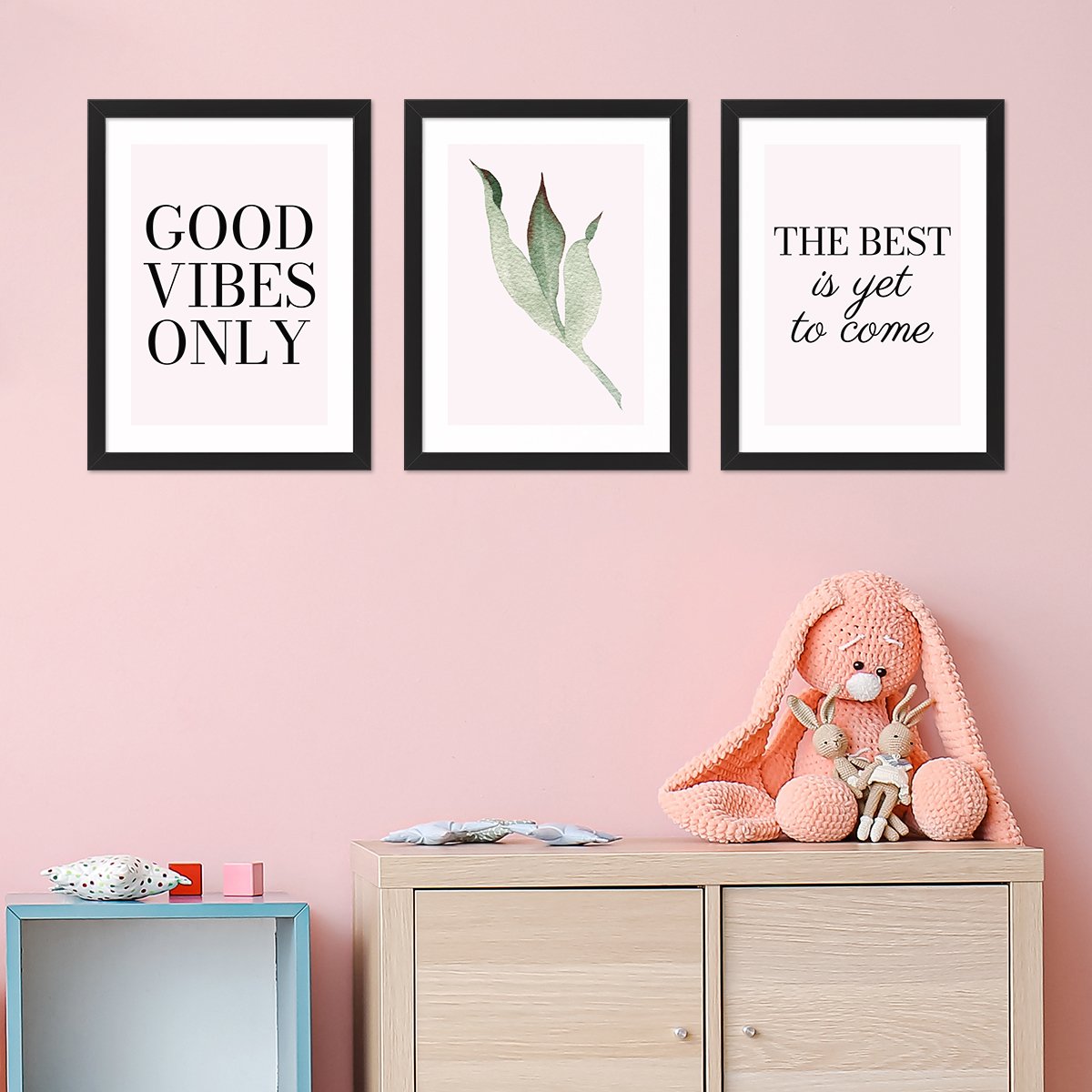 Plakaty z sentencjami do pokoju dziewczynki#kolor_rozowy